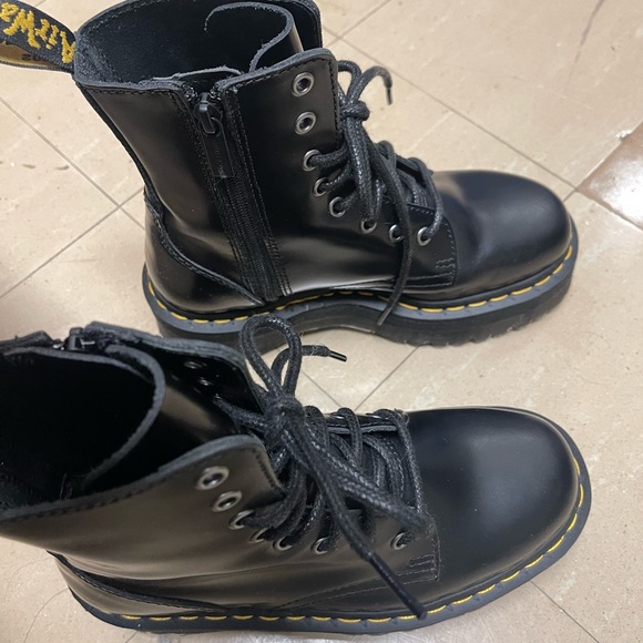 JADON BOOT SMOOTH LEATHER PLATFORMS - Picture 5 of 6